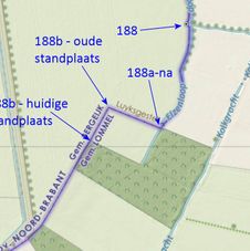 Grenssteen 188b (plattegrond)